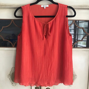 VGUC Madewell Coastal Tank in Blood Orange